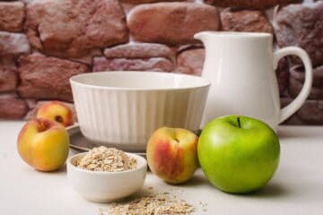 Apple Plum Overnight Oats