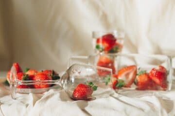 Elderflower Strawberry Overnight Oats Recipe