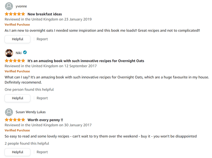 Overnight Oats Book Amazon Reviews