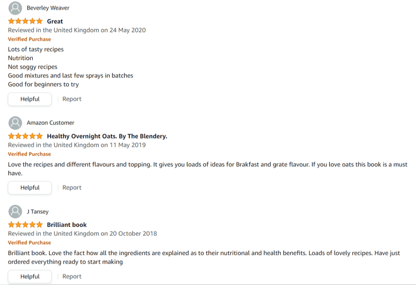 Overnight Oats Recipe Book Reviews