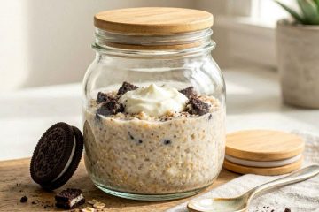 High Protein Oreo Overnight Oats Recipe