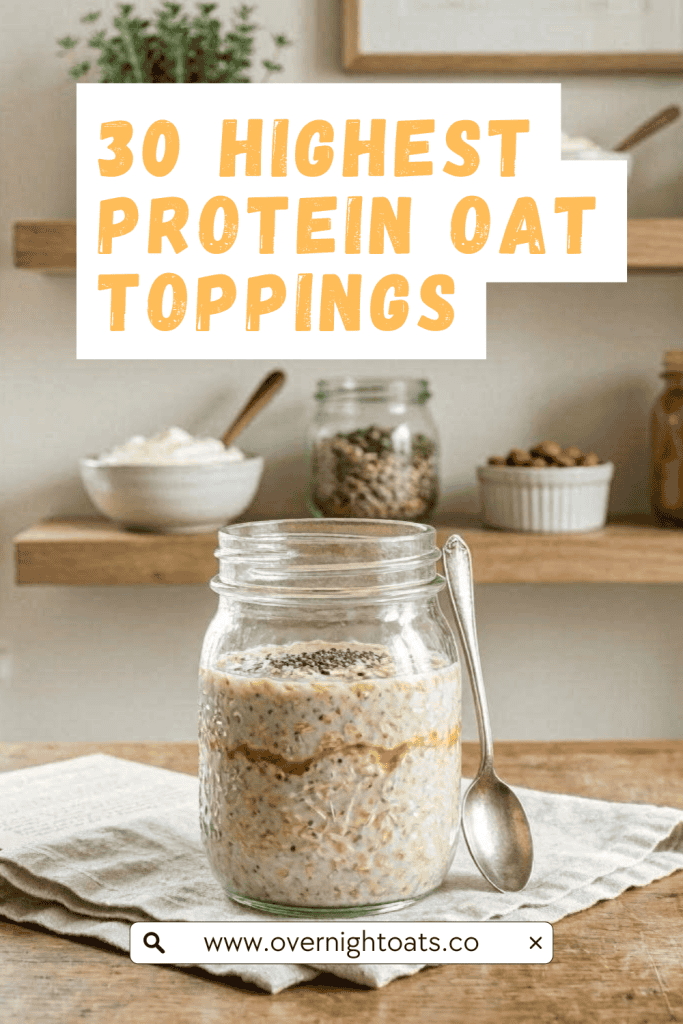 Highest Protein Ingredients for Overnight Oats Pinterest