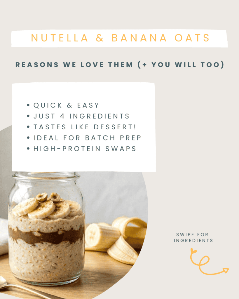 Banana Nutella Oats Benefits