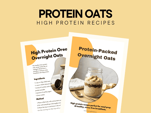 Protein Oats Recipe Book Download Hero